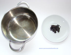 Kaffeesatz als Scheuermittel