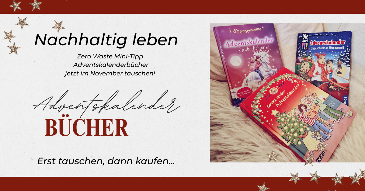 Zero Waste Tipp für November: Adventskalender - Bücher tauschen