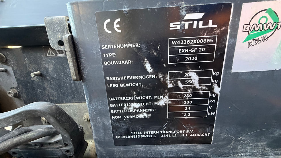 Thumbnail: Still EXH-SF20 2020 Meerijdende palletwagen
