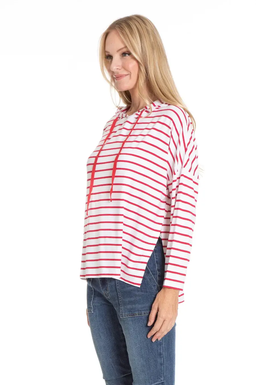 APNY Hoodie in Red Stripe