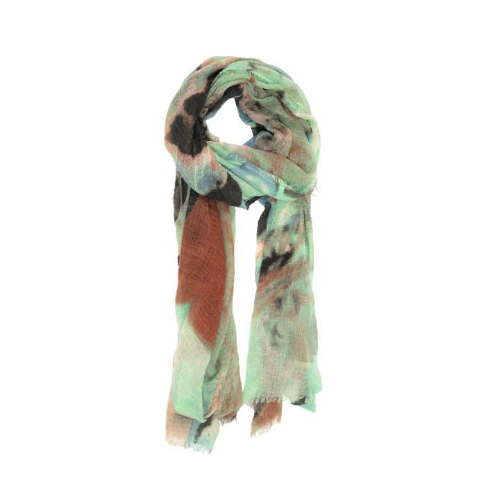Joy Susan Eye of the Storm Scarf in Turquoise