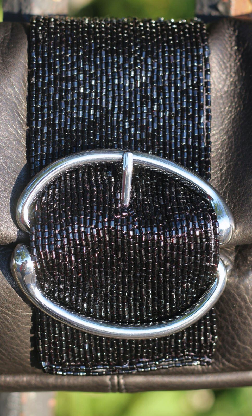 Buckle of Beaded Smoke Liv Baguette