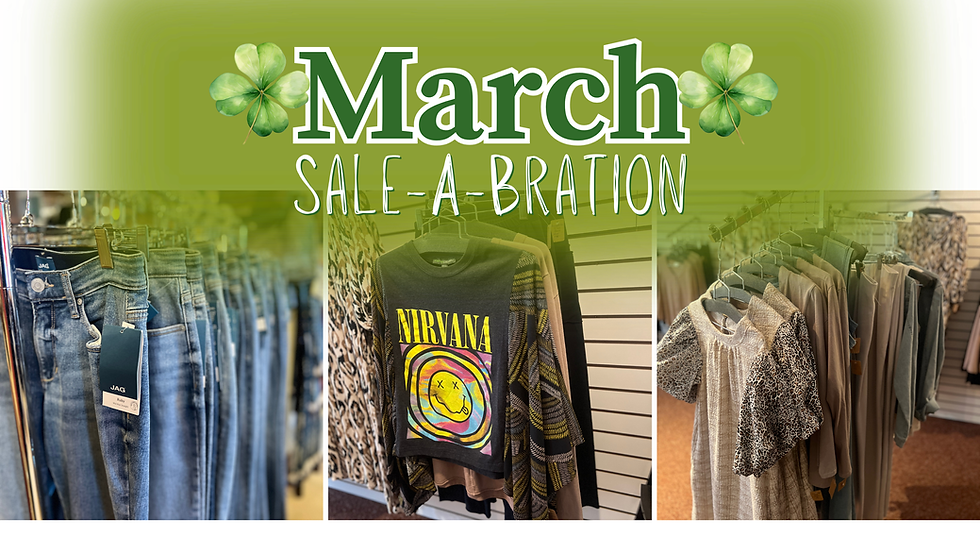 MARCH Sale-A-Bration at Sandy's