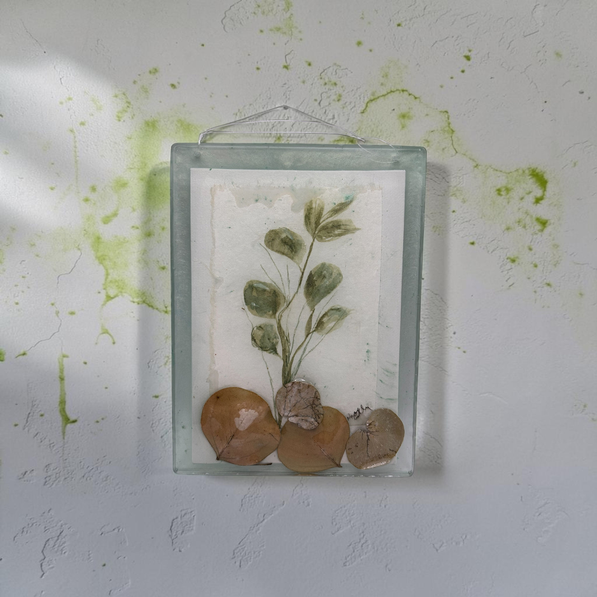 Wall Art Resin with Eucalyptus