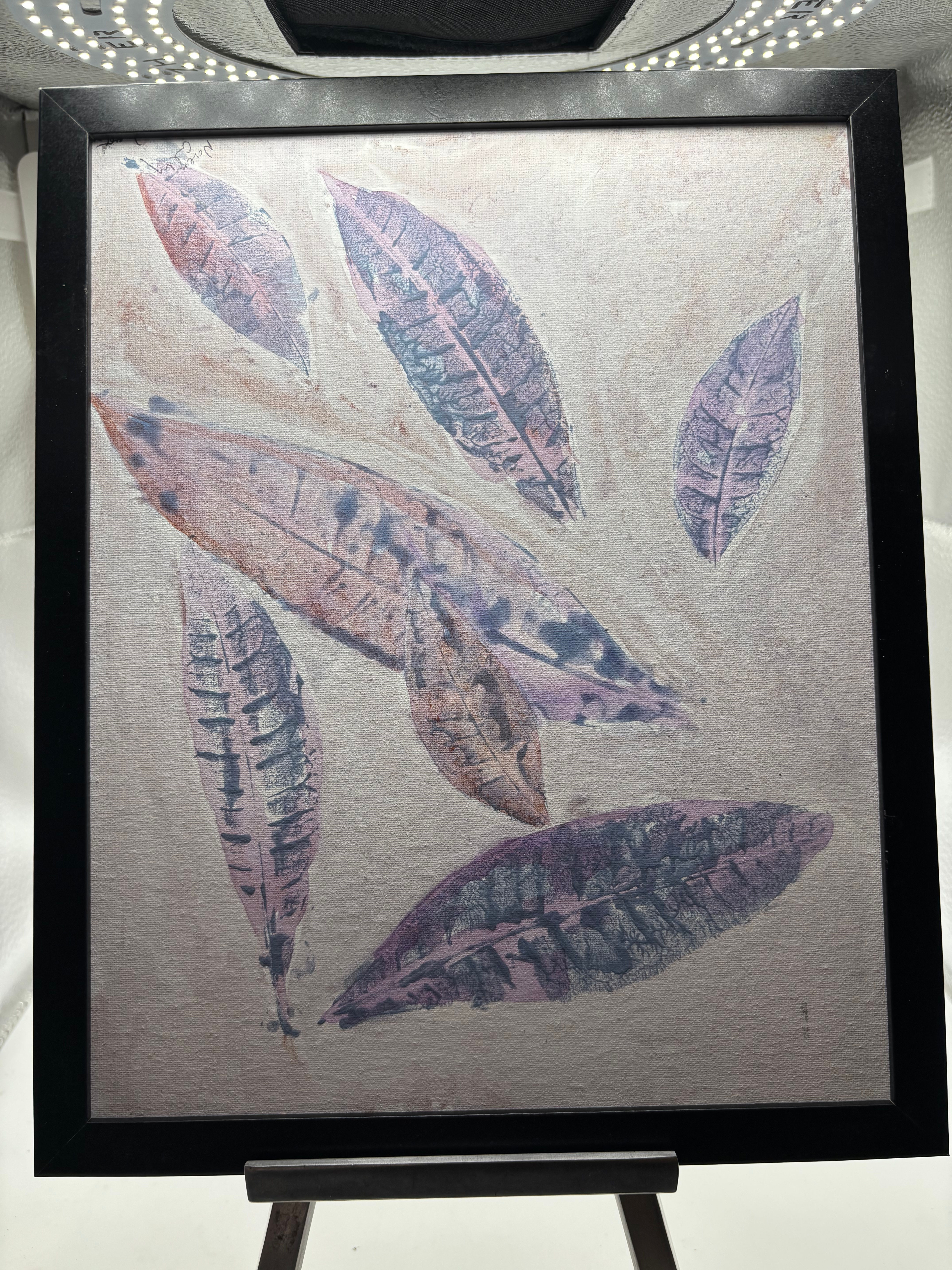 Print Purple Leaf