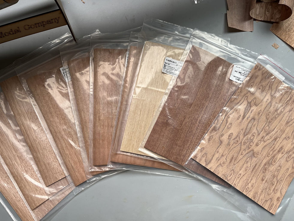 Thins Wood Chips for Model Airplane Building