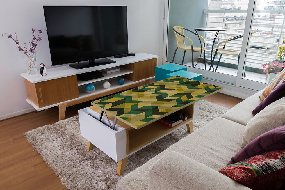 Miniatura: Mesa Ratona Elevable Zig Zag
