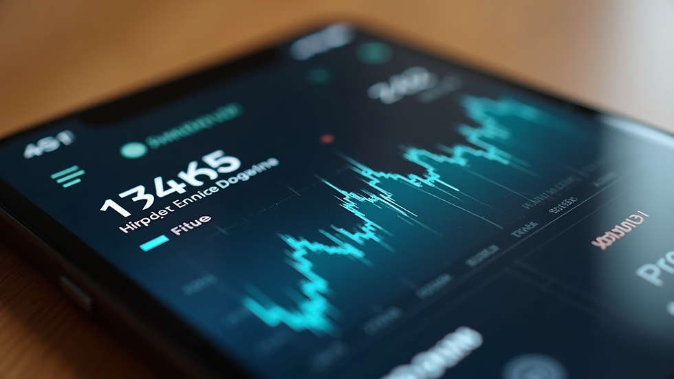 Close-up of a smartphone displaying a cryptocurrency exchange app