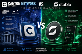 Canton Network is backed by Goldman Sachs and Deutsche Börse. USDT is run by Tether and Paolo Ardoino. Two very different visions for the future of money. Which side are you on?