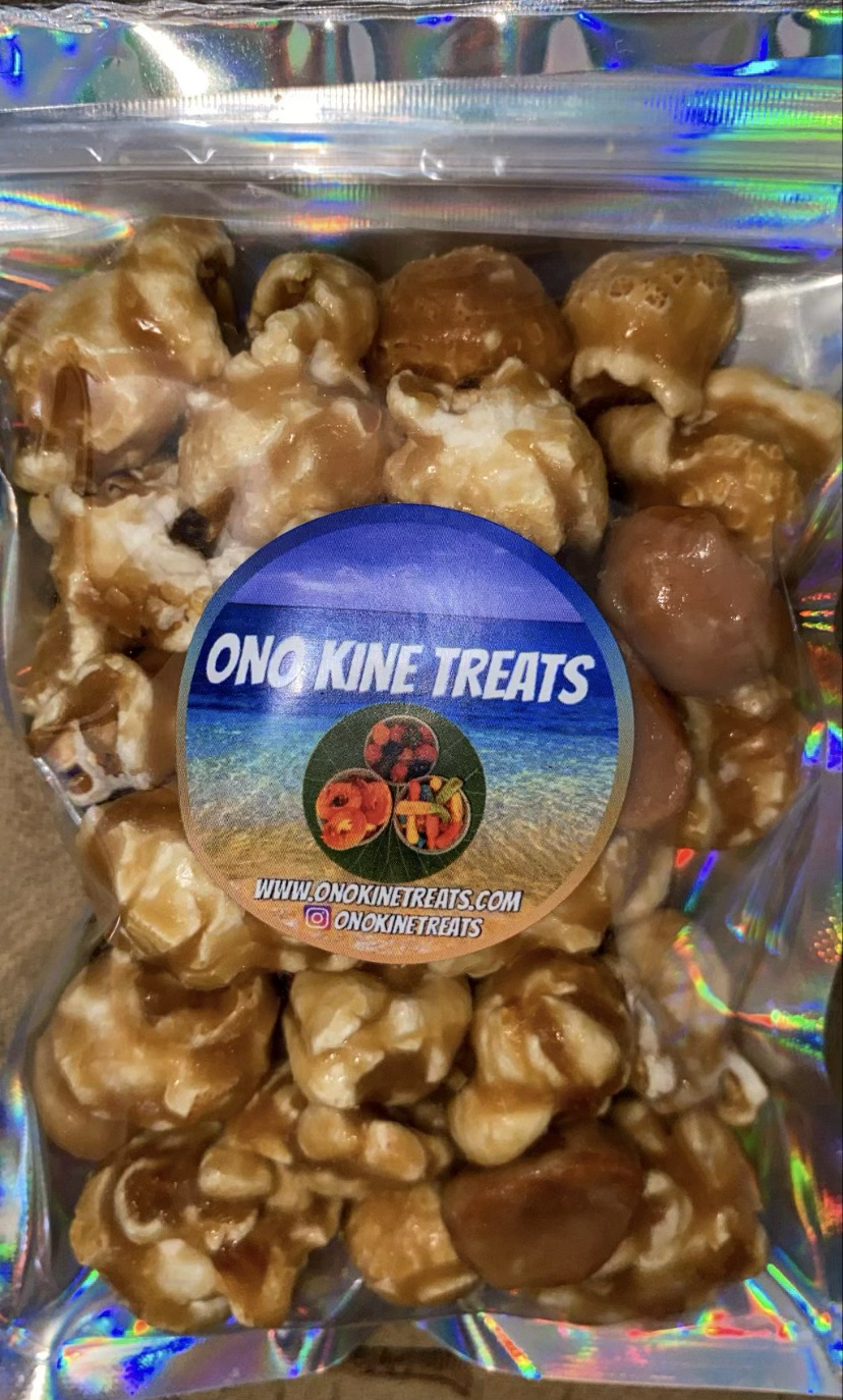 サムネイル： Caramel Glazed Macadamia Popcorn 