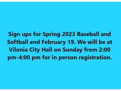 In-Person Registration Event for Spring Ball 2023 on Deadline, Sunday, Feb 19