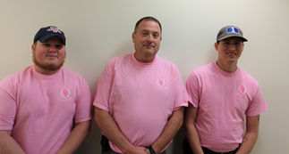 Vilonia Fire Fighters Hunter Brady, Keith Hillman, and Eric Ramsey