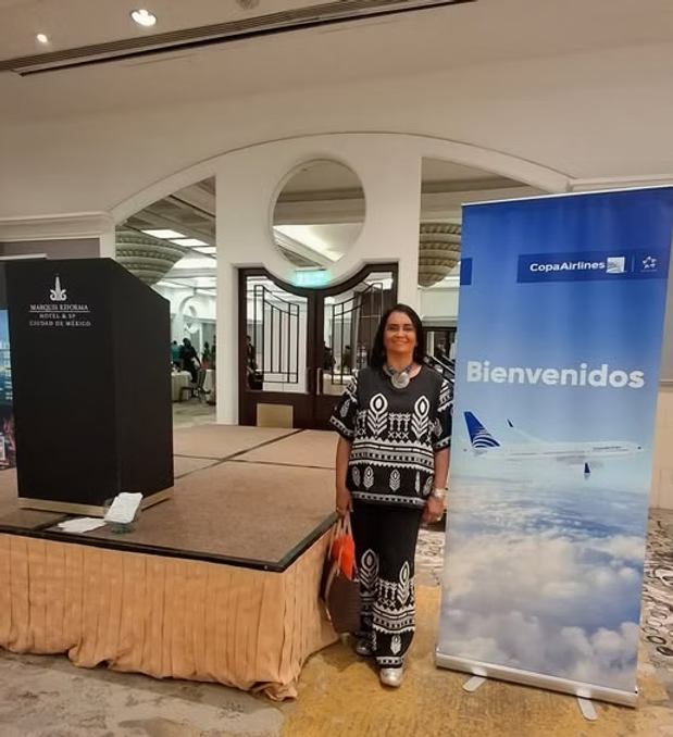 VuelaViajaVivebyFraveo en evento de Copa Airlines