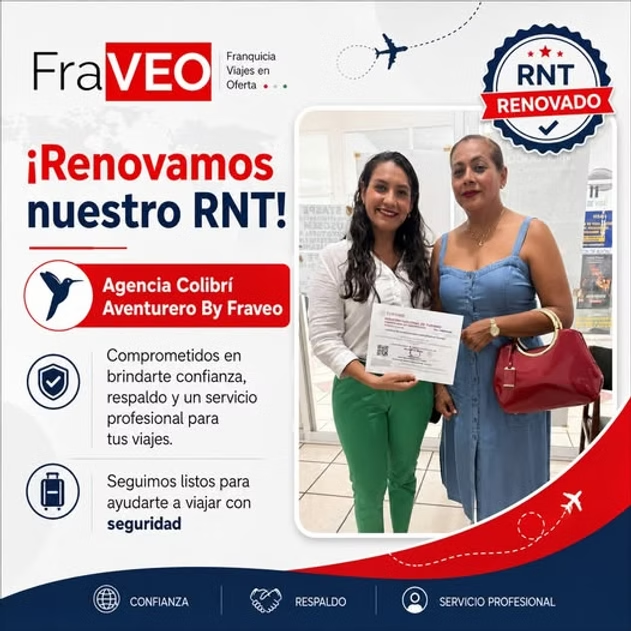 ColibríAventurerobyFraveo celebra la renovación de su RNT