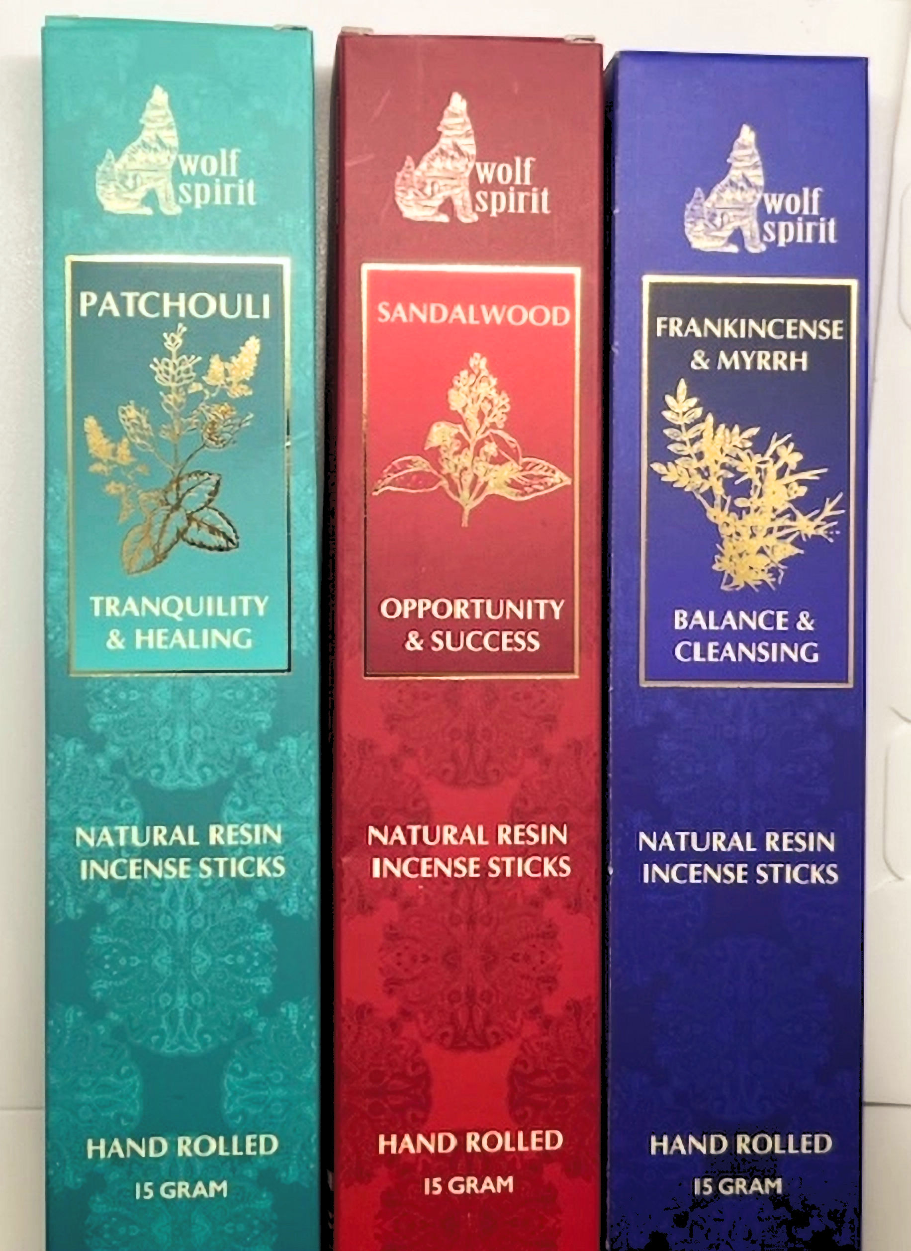 Wolf Spirit Natural Resin Incense-Frankincense & Myyrh