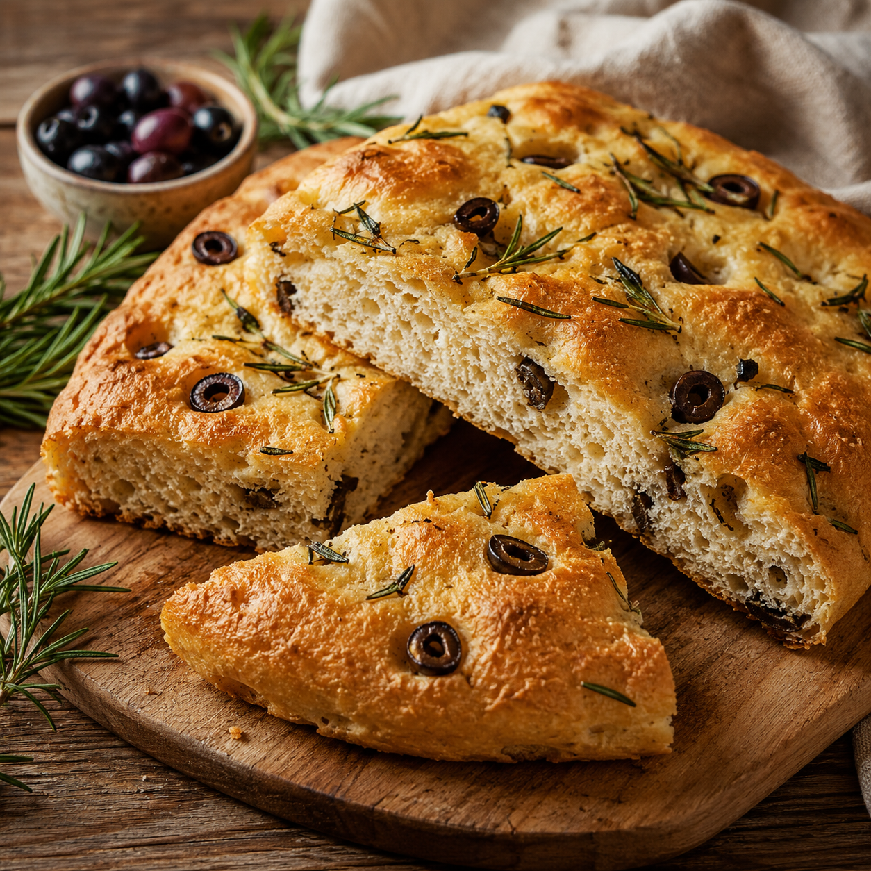 Rosemary Olive Focaccia (Gluten-Free)