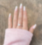 Bague en argent 925 avec pierre naturelle bleue