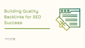 Building Quality Backlinks for SEO Success