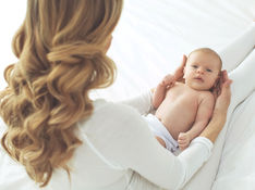 Collecting a urine sample from younger children