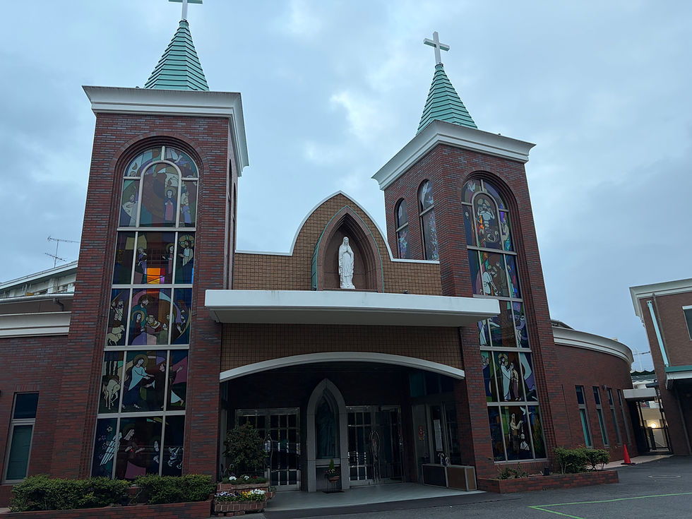 先日、カトリック滑石教会へ行ってきました!