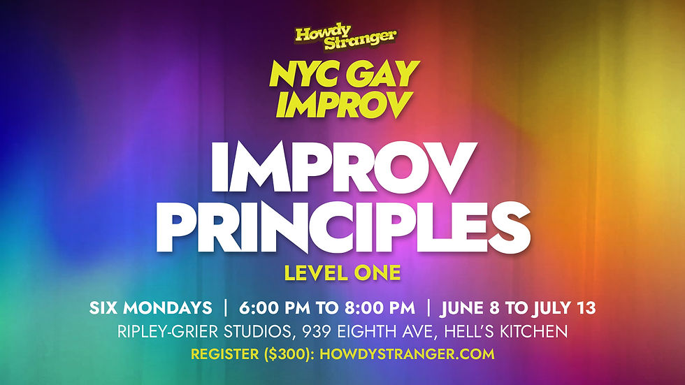 NYC Gay Improv Class: Level One