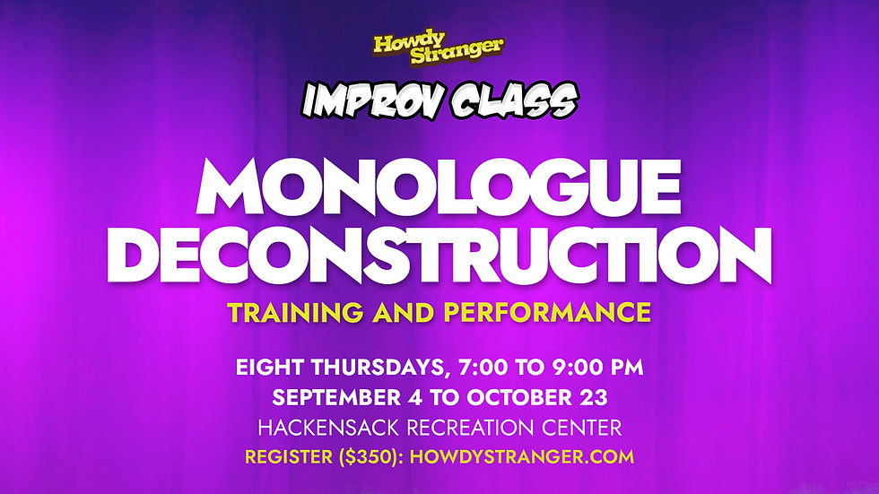 CLASS: Monologue Deconstruction