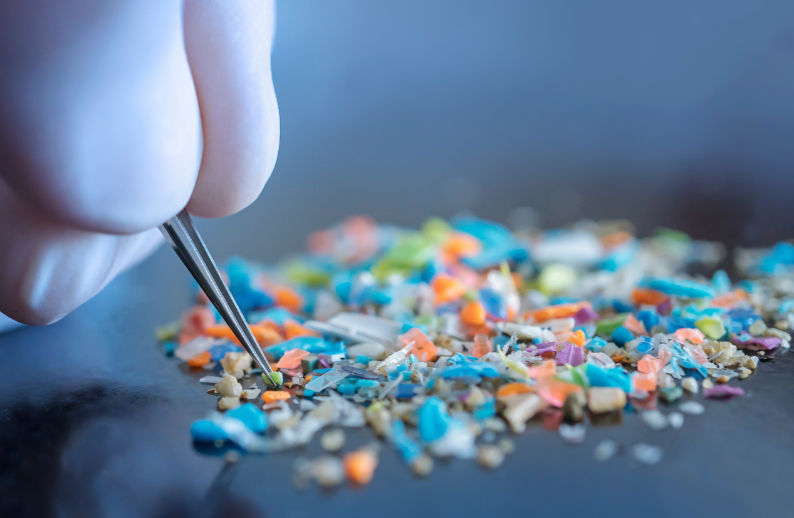 Scientists have found tiny plastic particles everywhere on earth, in the Arctic where there really aren’t people. These tiny particles are being carried all over the earth.” It's been reported that we ingest a credit card size worth of plastic every week!