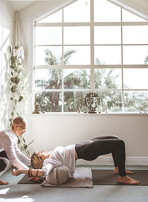 Supported restorative pose