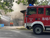 B4, Brennt Wirtschaftsgebäude der Fischzucht Aschauteiche 🔥