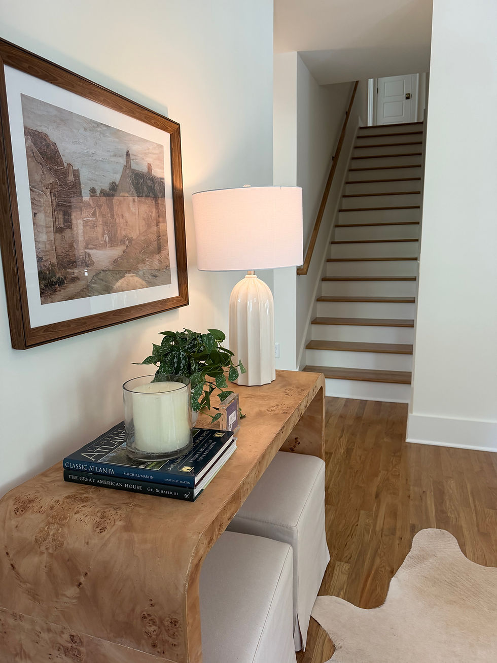 New Foyer with New Second Story Stair Addition