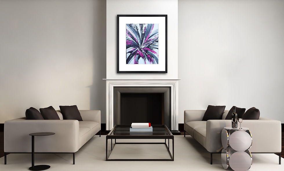 Thumbnail: Purple Joy -Gallery Quality Giclee Print
