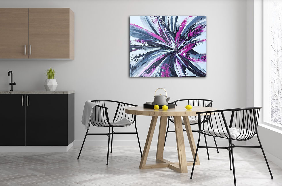 Thumbnail: "PURPLE JOY" -Gallery Quality Giclee Print, Prices starting @