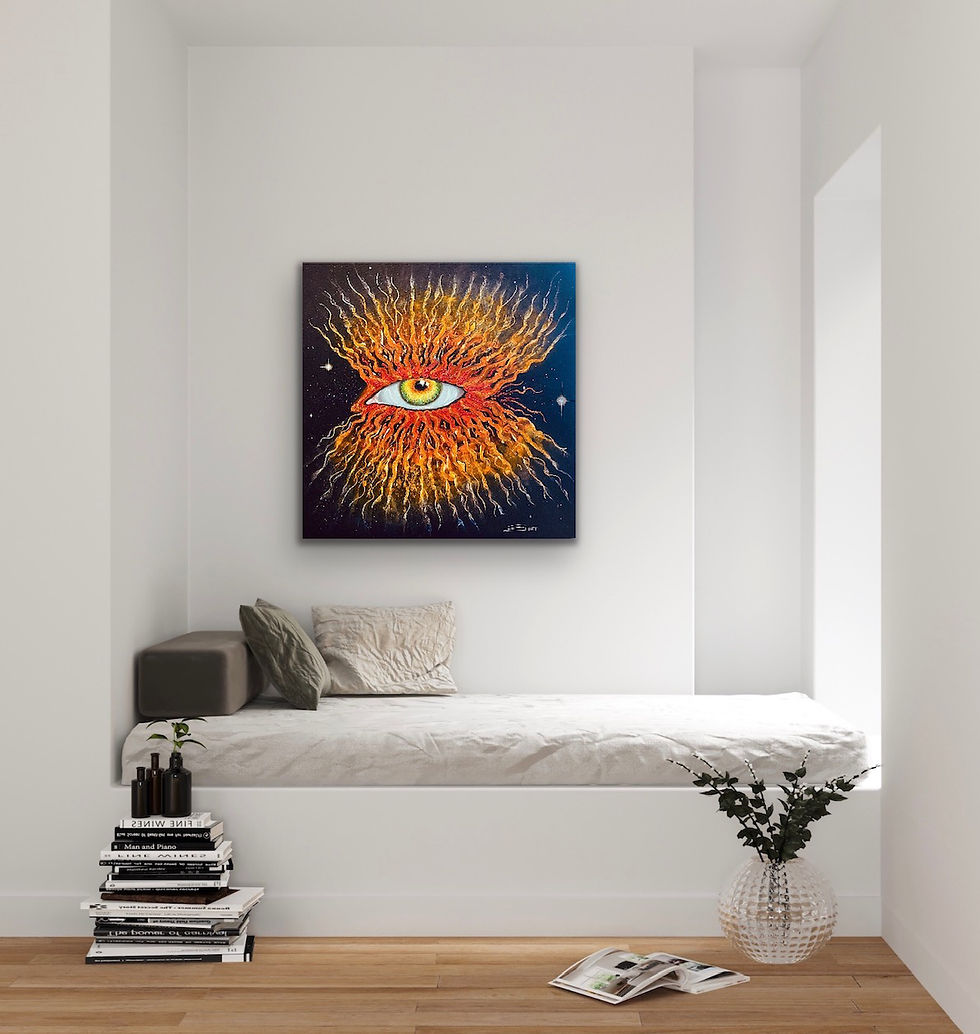 Thumbnail: KARMA -Acrylic On Canvas, 30X30in, 2019