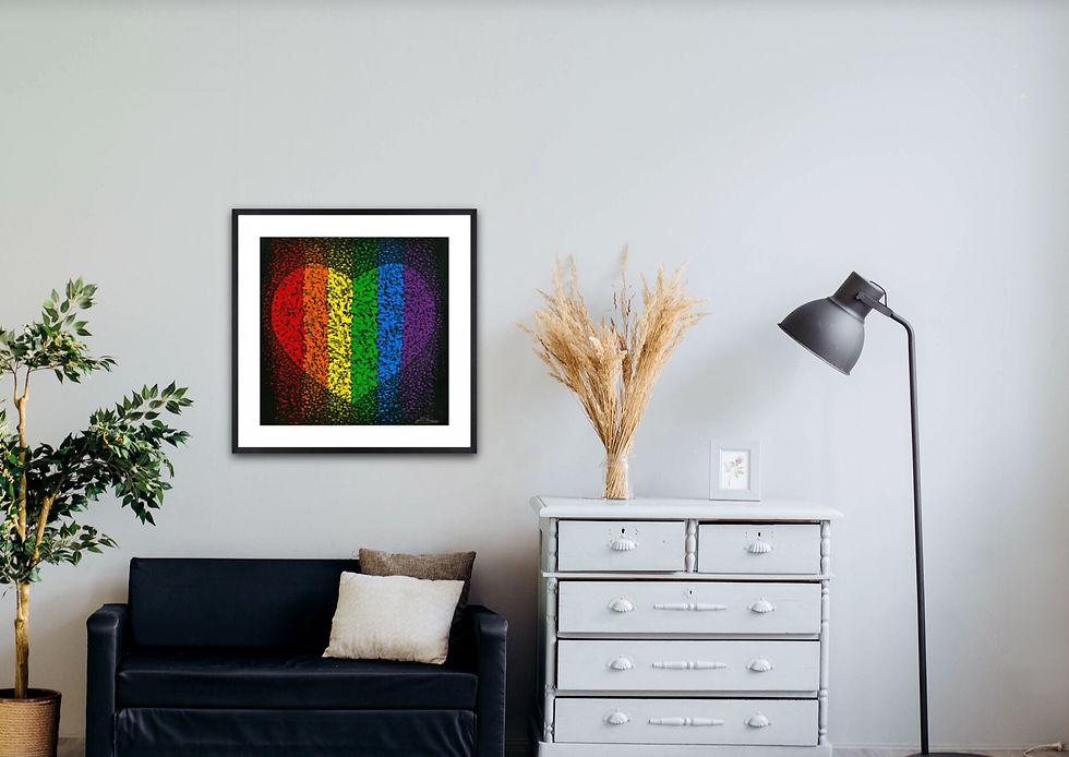 Thumbnail: "LOVE YOURSELF" -Fine Art Quality Giclee Print; Prices starting @