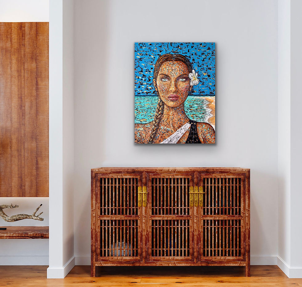 Thumbnail: PARADISO- Acrylic On Canvas, 24X30in, 2023