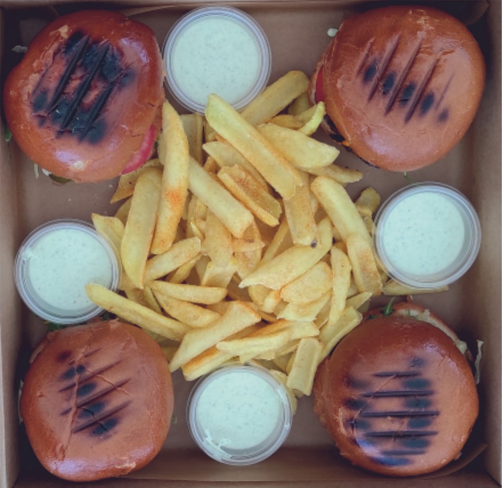 №5 Party mix. Burgerid neljale