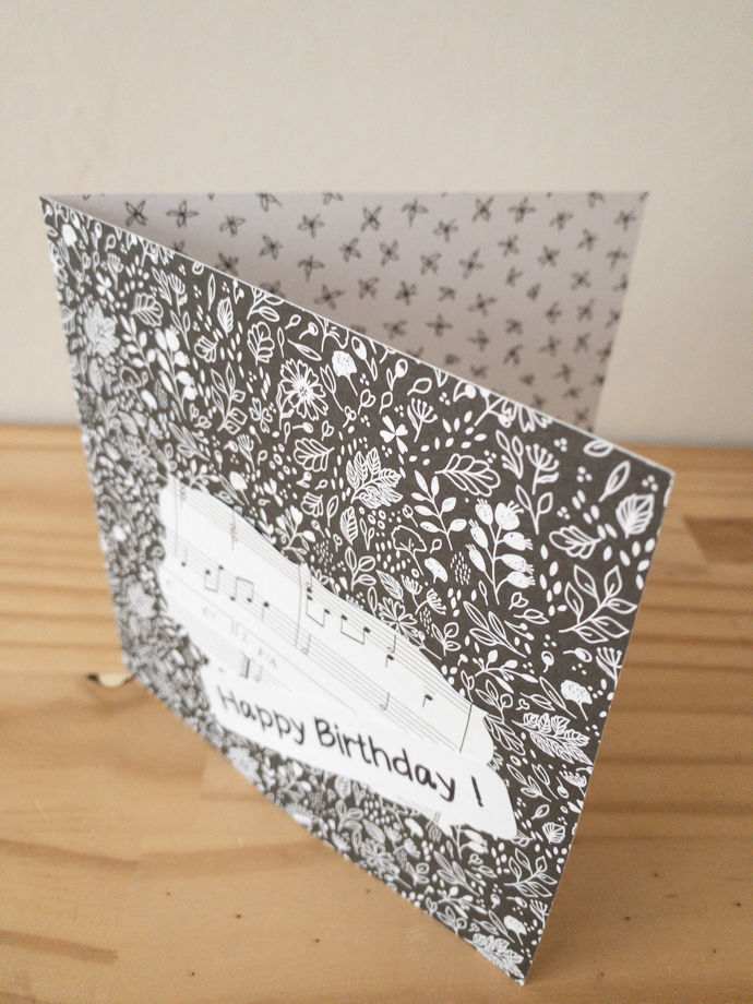 Thumbnail: Zwart wit happy birthday