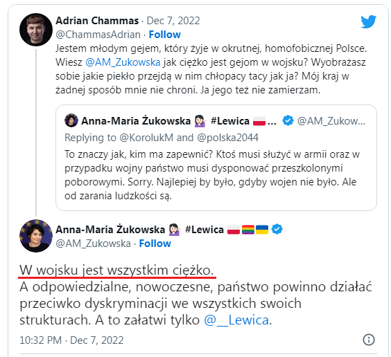 Anna Maria Żukowska o gejach