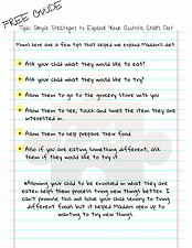 Topic: Simple Strategies to Expand Your Autistic Child's Diet