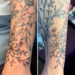 Floral continuation from Azriel