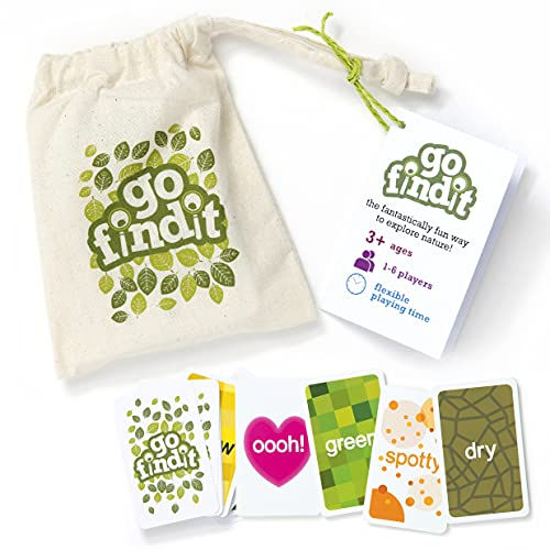 Outdoor Nature Scavenger Treasure Hunt Card Game 
