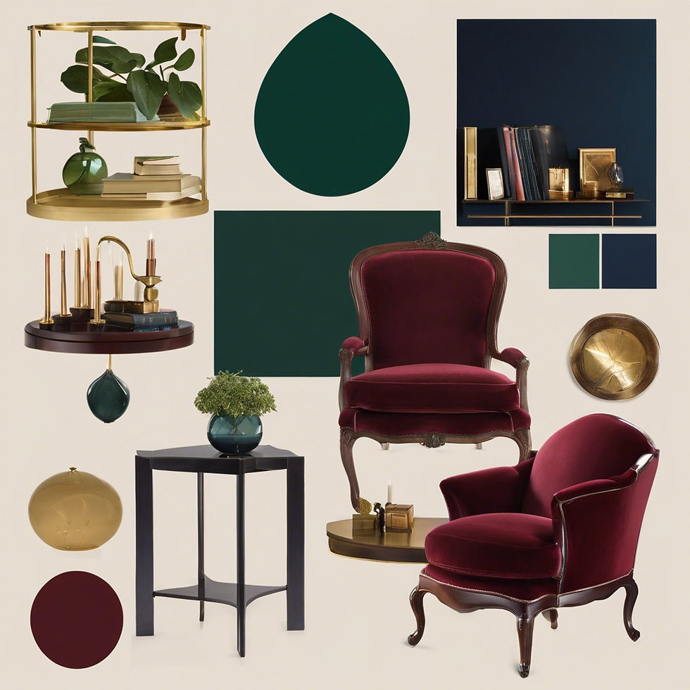 Dark Romantic Mood Board