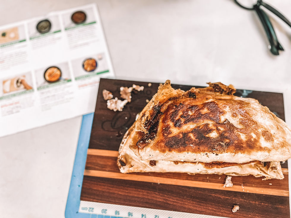 Meal Subscription Boxes Recipe being made in kitchen