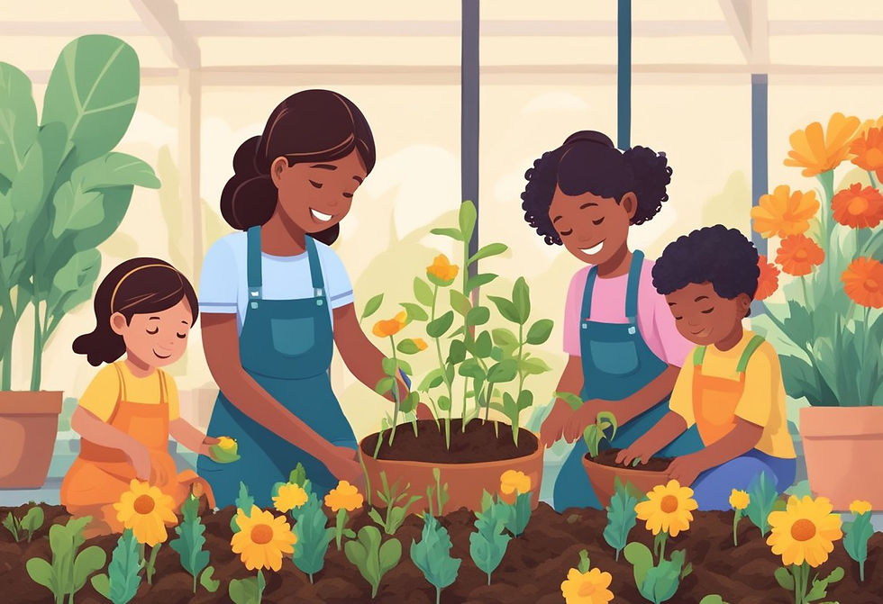 Gardening with Preschoolers Indoors