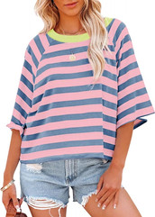 Dokotoo Striped Fashion T-Shirts 