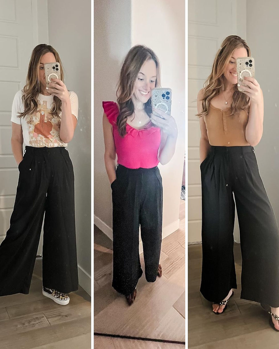 4 Fabulous Ways to Style Wide Leg Pants