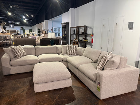 Franklin Sectional and Ottoman