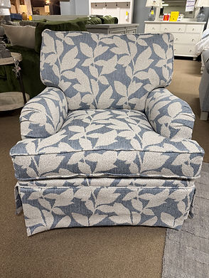 Chairs America Swivel Glider Beauregard Blue
