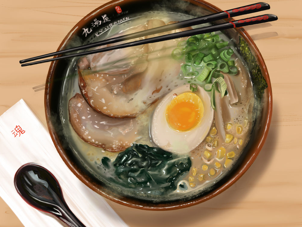 Ramen Soup  -Series "Soup for the soul" -Digital Painting