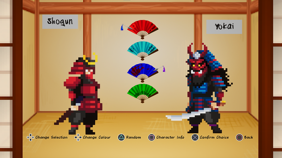 The Character Select Screen for Hachiman